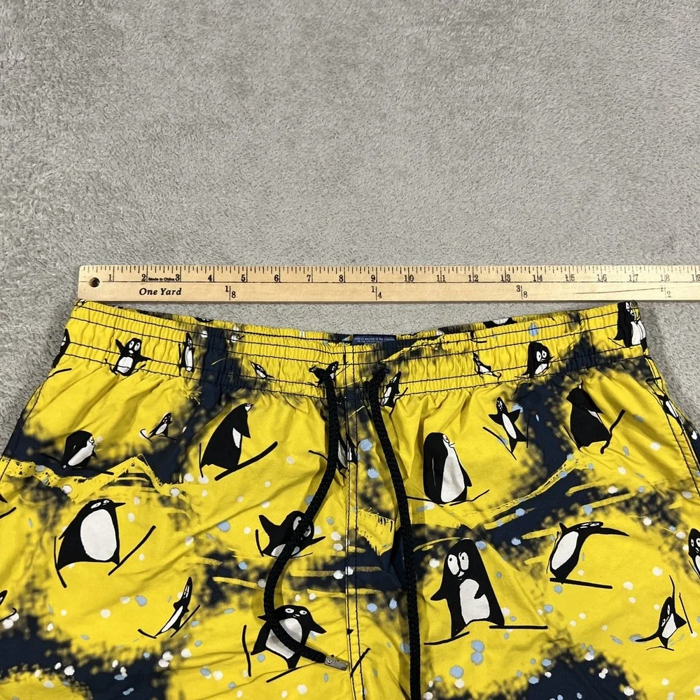 Vilebrequin Swim Shorts Mens 2XL Ski Penguin Print Lined Beach